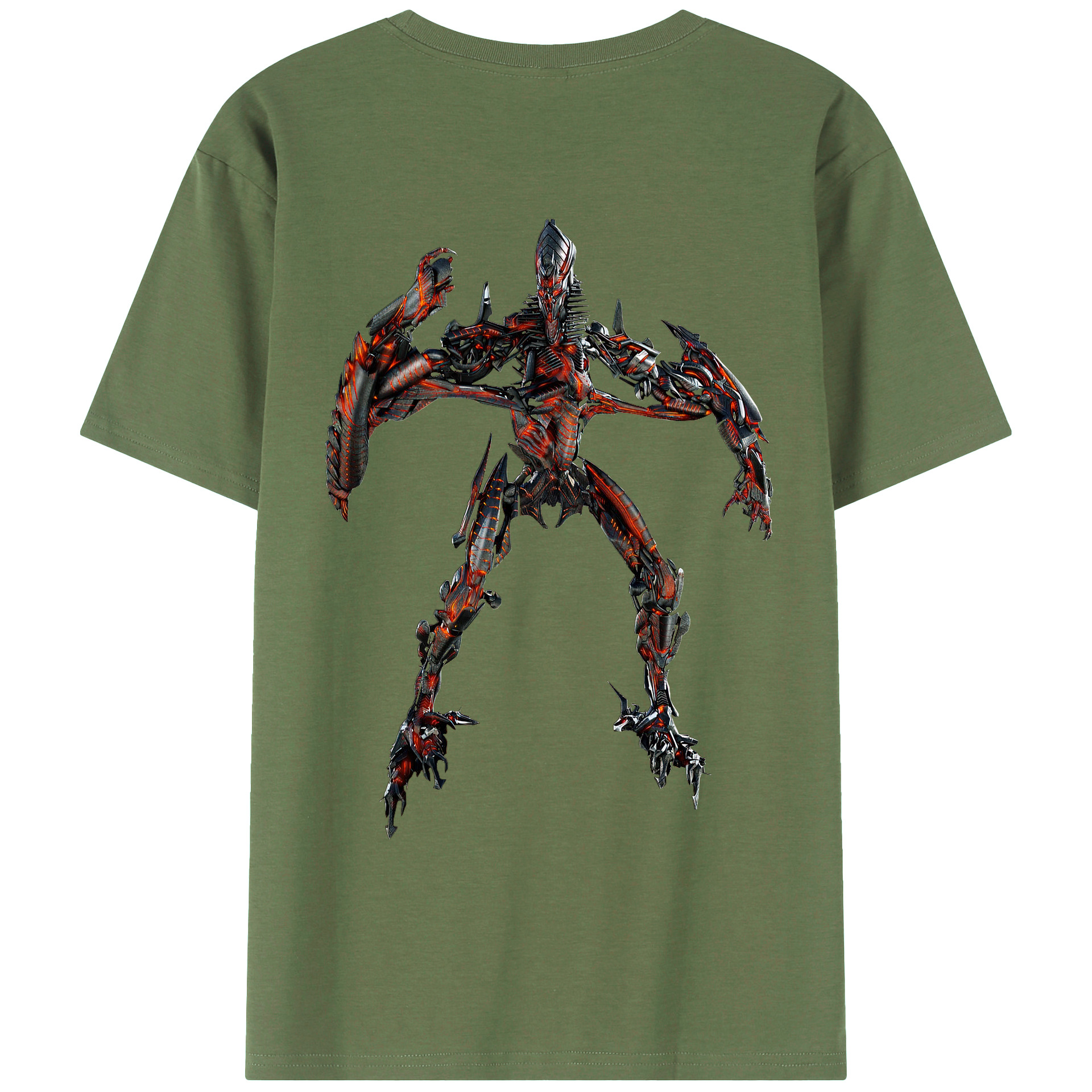（画像用）  綿100％ メンズ半袖Tシャツ（バックプリント） 通気性